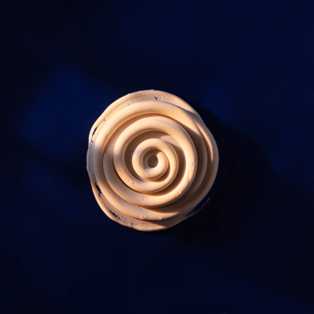 Wax Field — Curved bands sit slightly apart.