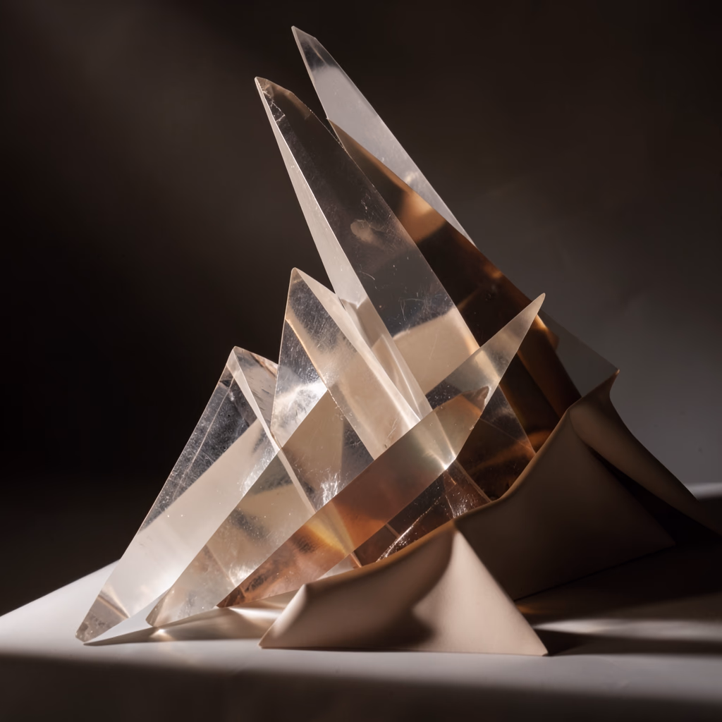 Shards Field — Order breaks at the center.