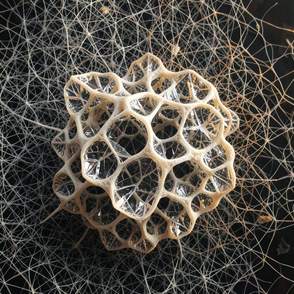 Ochre Soft Forms — soft forms in ochre, dense arrangement