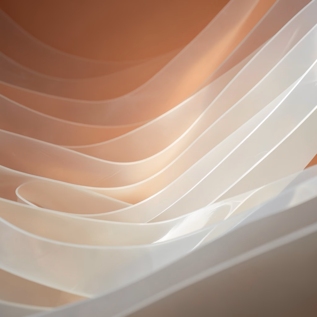 Dense Red Beams — calligraphic beams in red, dense arrangement