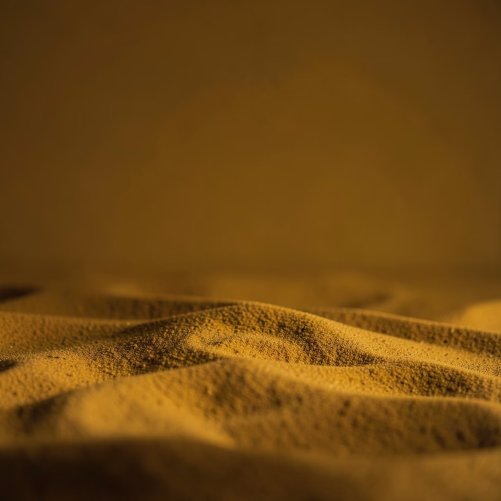 Sand Low Horizon — low horizon in red, sparse arrangement