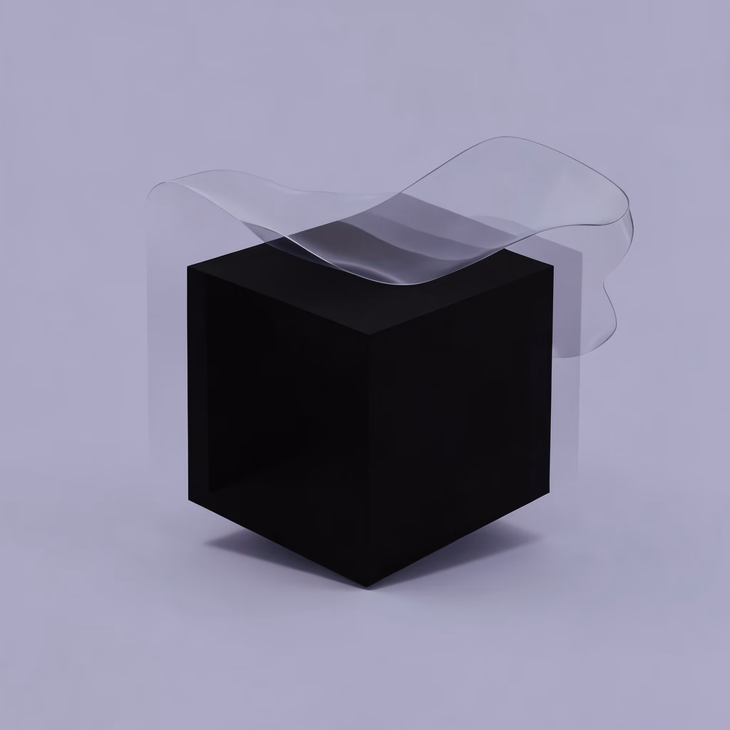Frames Under the Sea — rectangular planes in violet, sparse arrangement