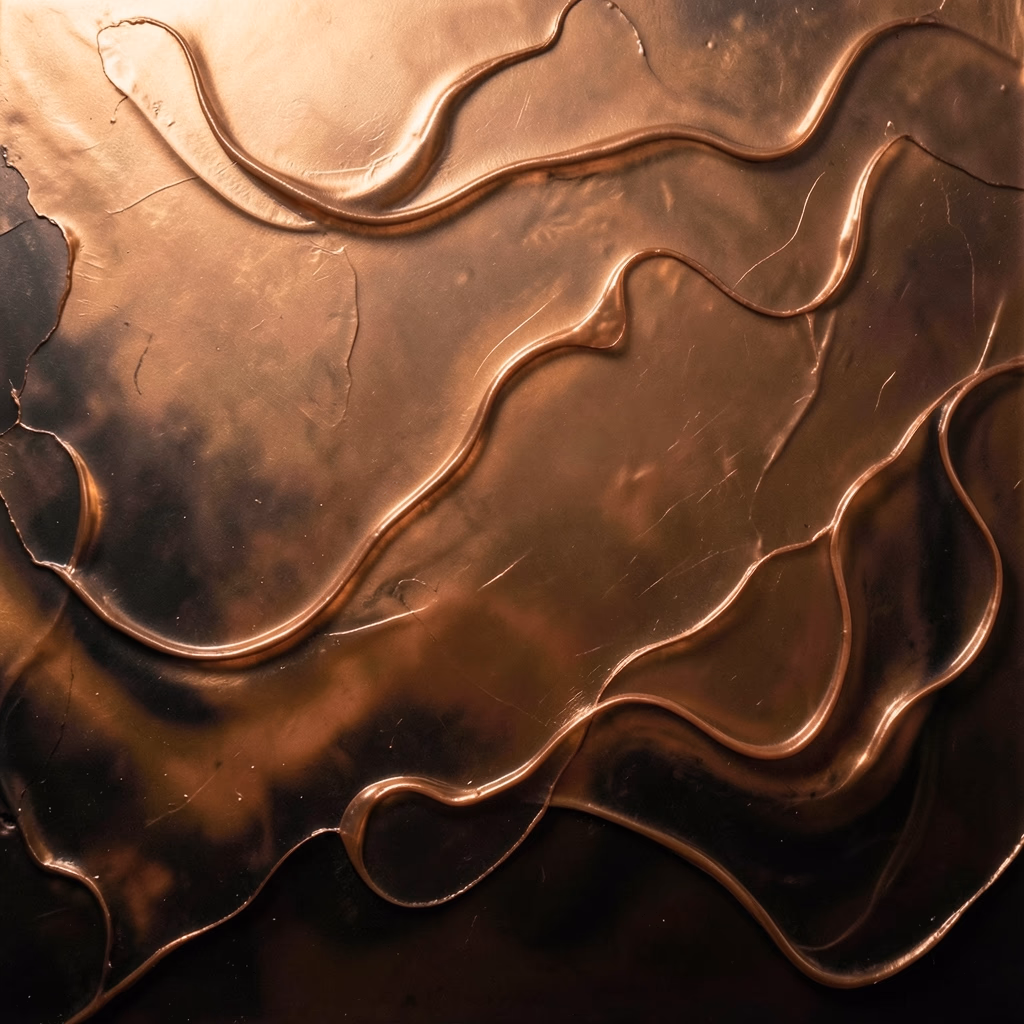 Contours — soft forms in black, spiral arrangement