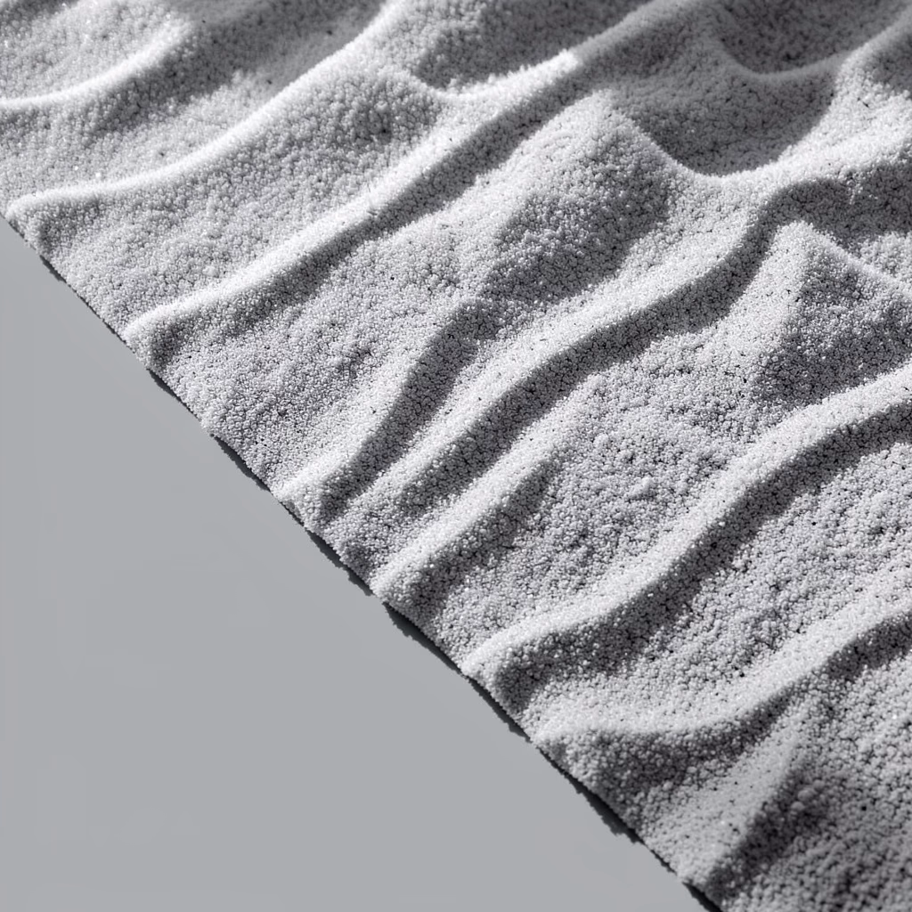 Sand — tiled field in gray, repeated arrangement